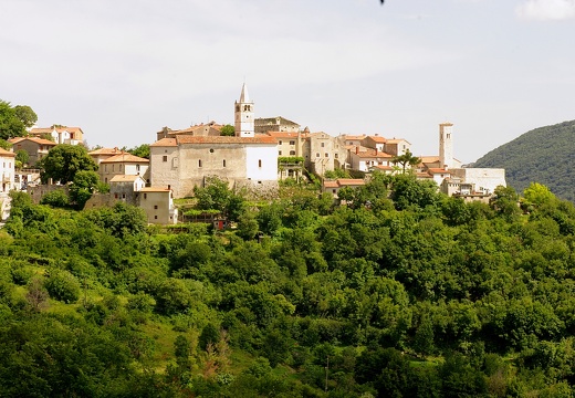 Plomin město duchů Istrie 2013