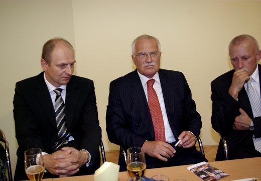 Václav Klaus a Petr Gandalovič 2007